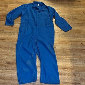 FR Blue Long-Sleeve Overalls Coverall 50 Regular